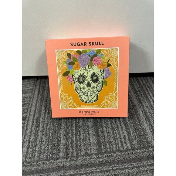 Galison 500 piece sugar skull jigsaw puzzle - Picture 1 of 4